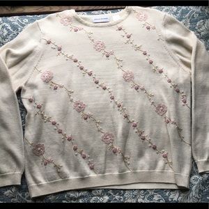 Floral Sweater